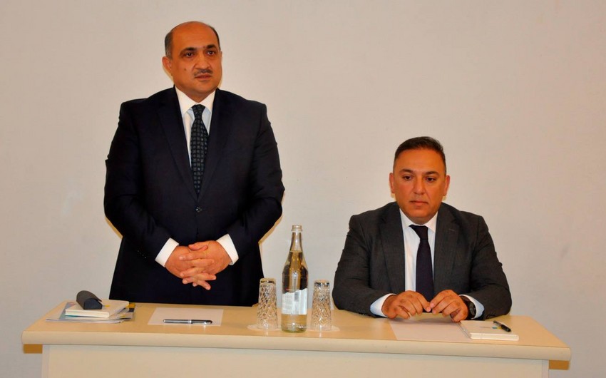 Mingəçevir Dövlət Universitetinin yeni rektoru kollektivə təqdim edilib
