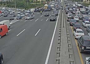 Bakıda yol qəzası baş verib