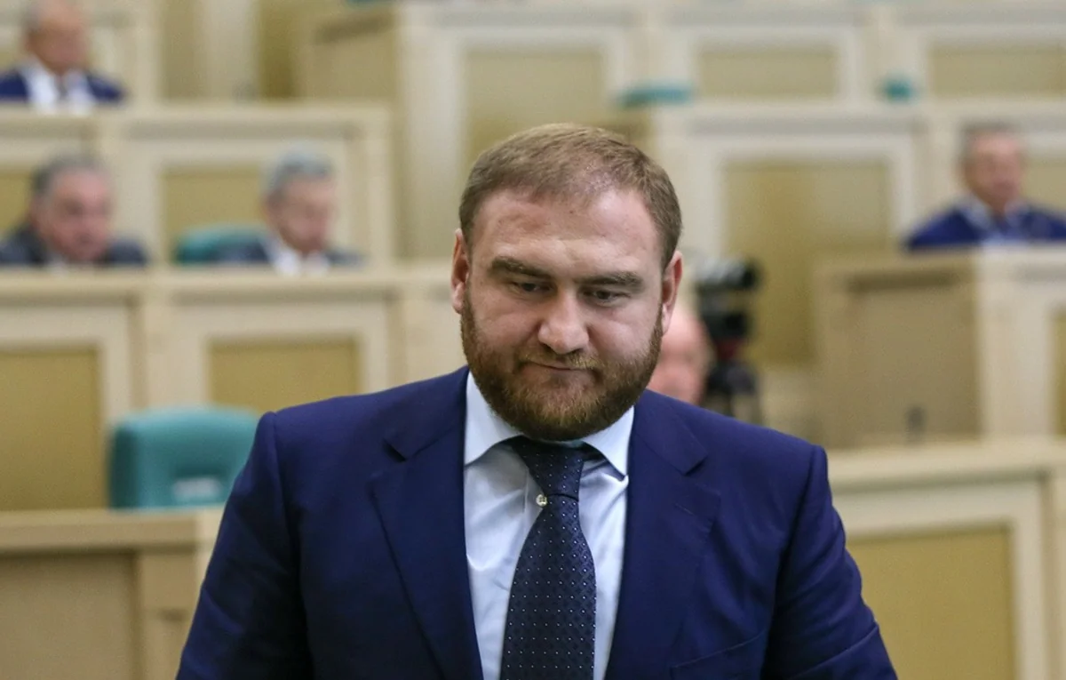 Russian senator arrested in meeting hall
