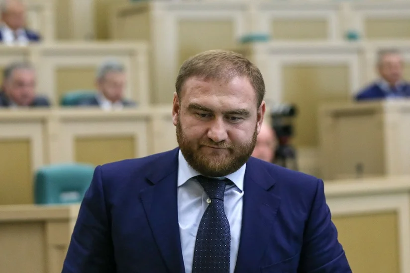Russian senator arrested in meeting hall