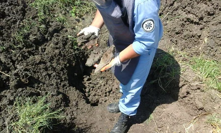​ANAMA: 15 ədəd piyada əleyhinə mina, 3 ədəd piyada əleyhinə mina zərərsizləşdirilib - FOTO