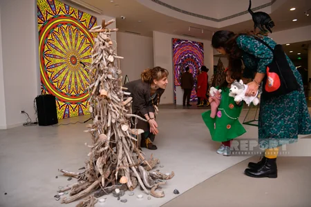“Nine Sense” art-mərkəzində “ART-ELKA” sərgisinin açılışı olub