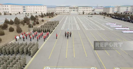 Naxçıvanda gənc əsgərlərin andiçmə mərasimi keçirilib
