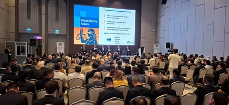 Vəkillər Kollegiyasının rəhbərliyi Özbəkistanda Beynəlxalq Hüquq Forumunda iştirak edib