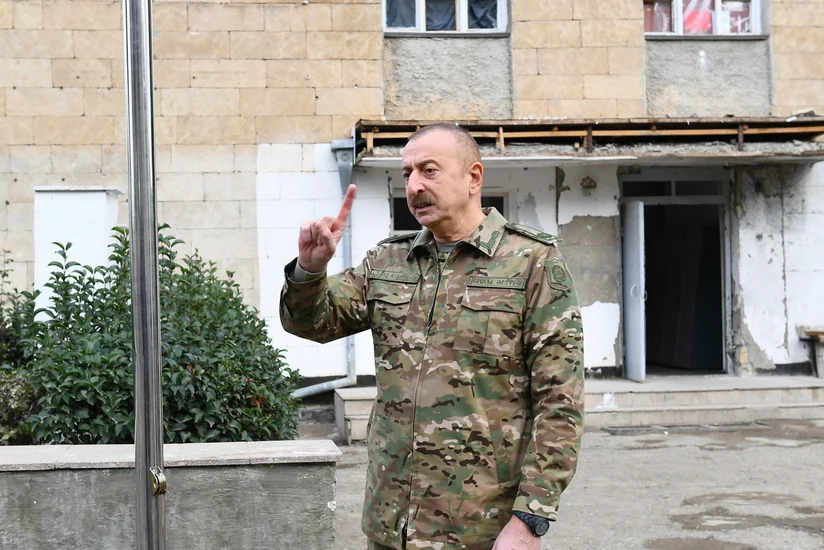 Prezident: Şanlı Azərbaycan Ordusu bu istiqamətdə hücum edərək düşməni qova-qova torpaqlarımızdan çıxartdı