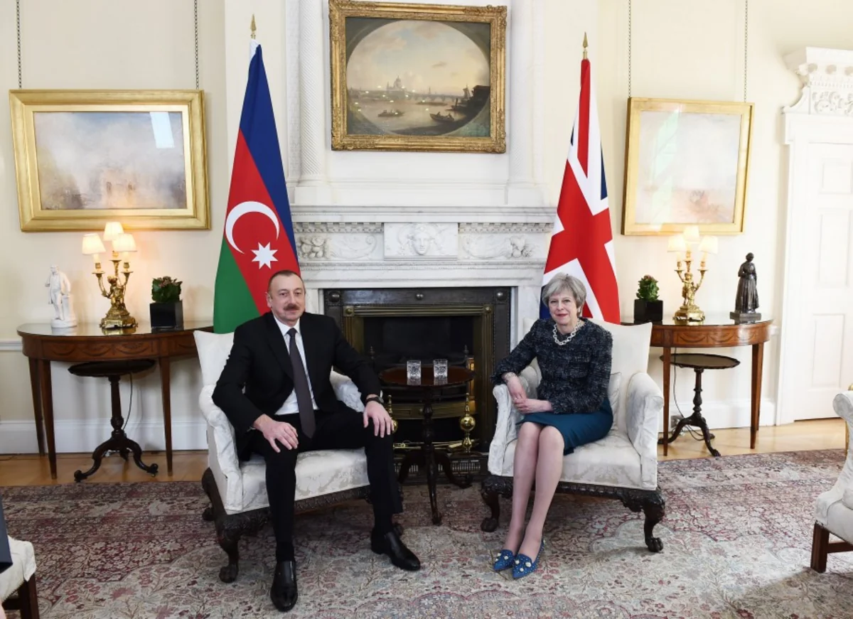 President Ilham Aliyev met with UK Prime Minister Theresa May