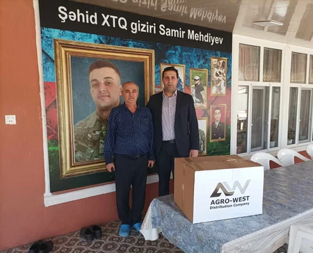 “Aqro-Vest DC” şəhid ailələrinə Novruz sovqatı paylayıb
