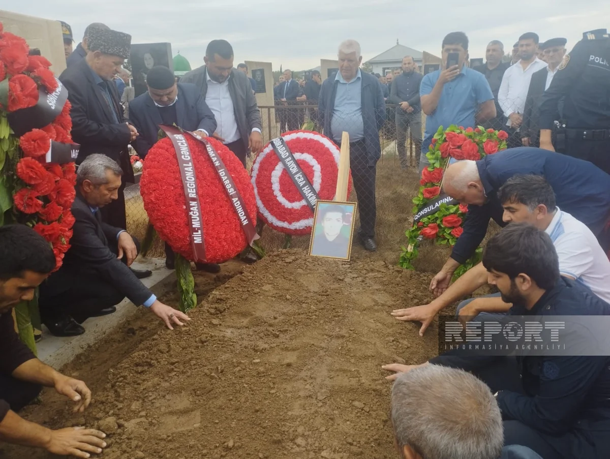 Sabirabadda Birinci Qarabağ müharibəsinin şəhidi Zülfüqar Abbasov dəfn edilib - YENİLƏNİB