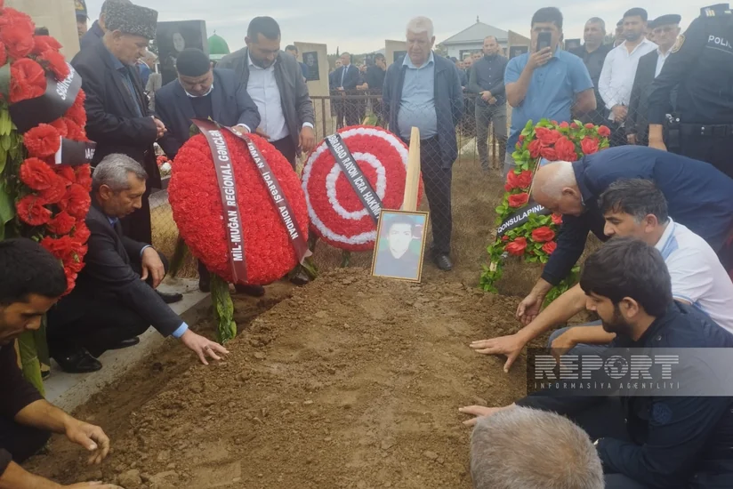 Sabirabadda Birinci Qarabağ müharibəsinin şəhidi Zülfüqar Abbasov dəfn edilib - YENİLƏNİB