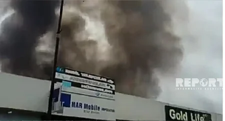 Qusarın yanan bazarında sahibkarlara dəyən ziyanın məbləği məlum olub - FOTO - VİDEO