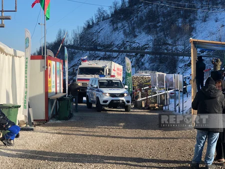 Сегодня по дороге Ханкенди-Лачын беспрепятственно проехали 22 автомобиля миротворцев