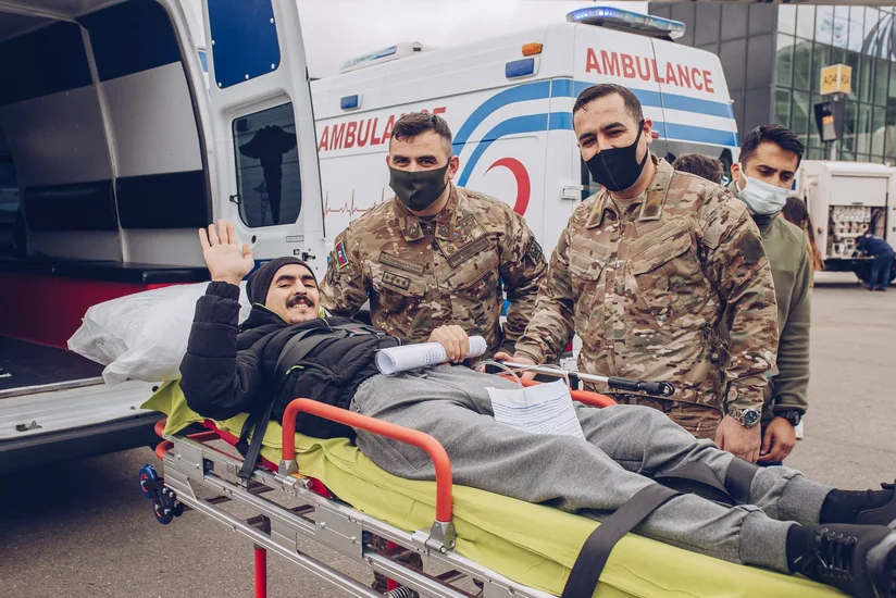 Daha 27 qazi müalicə üçün Türkiyəyə göndərildi