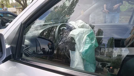 В Товузе столкнулись два автомобиля, есть пострадавшие