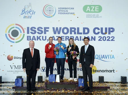 Stend atıcılığının səngər növü üzrə final yarışının qalibləri bəlli olub