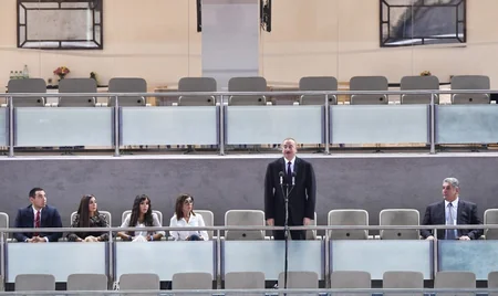 Prezident İlham Əliyev Bakıda keçirilən cüdo üzrə dünya çempionatının təntənəli açılış mərasimində iştirak edib - YENİLƏNİB-2 - VİDEO
