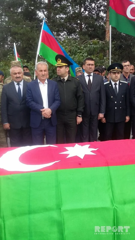 Azərbaycanın şəhid olan hərbi qulluqçusu dəfn edilib - FOTO - VİDEO