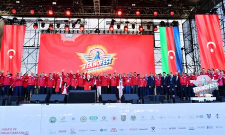 İlham Əliyev və Rəcəb Tayyib Ərdoğan TEKNOFEST Azərbaycan festivalına qatılıblar