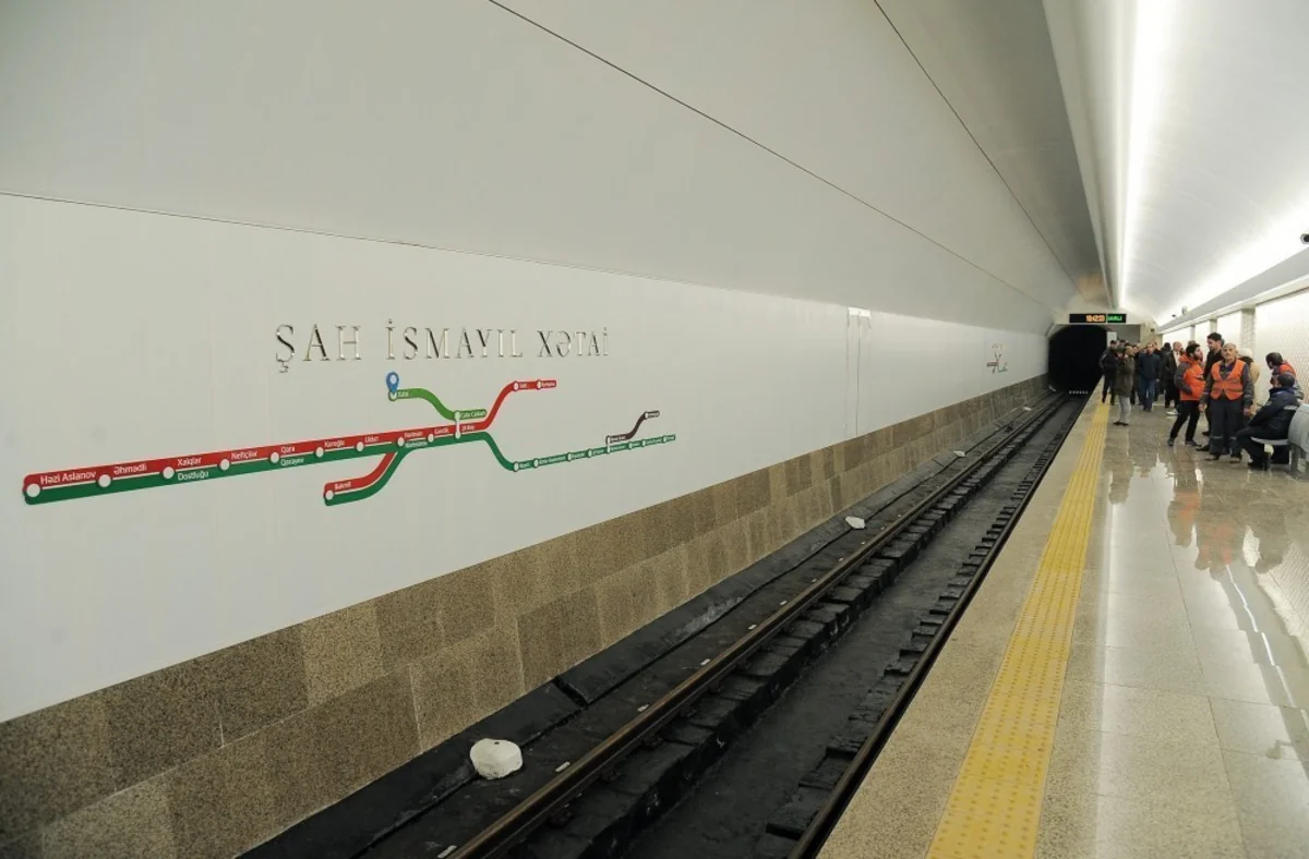 Metronun “Xətai” stansiyası avqust ayında sərnişinlərin istifadəsinə veriləcək