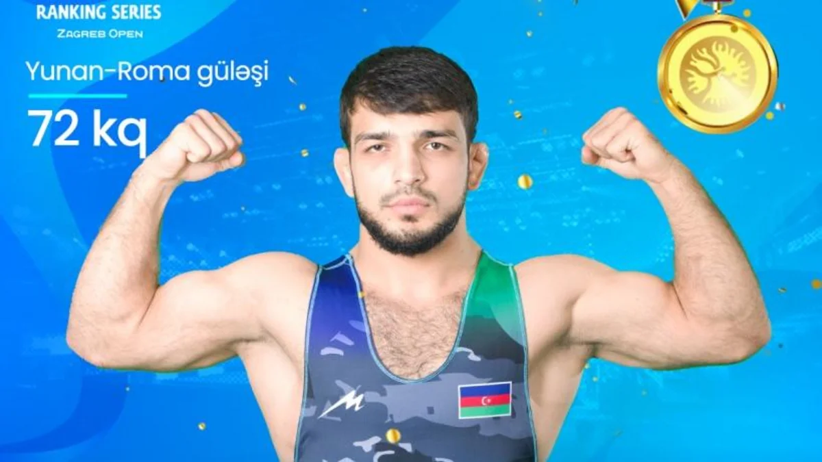 “Zaqreb Open”: Azərbaycan güləşçisi son gündə qızıl medal qazanıb