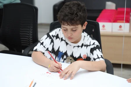 Festive atmosphere at Report News Agency on Children's Day