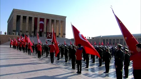 Ərdoğan Atatürkün məzarını ziyarət edib