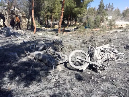 Турецкие истребители сбили караван, везущий помощь YPG, погибли 8, ранены 6 человек