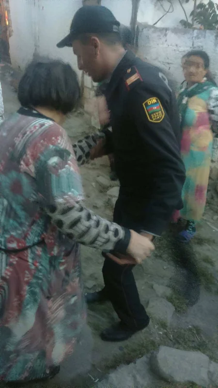 Bayıl qəsəbəsində yenidən sürüşmə olub - FOTO