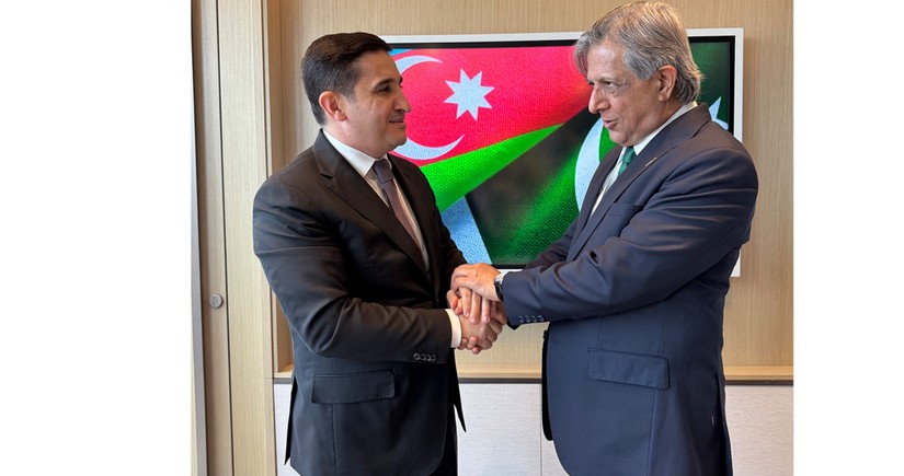 Fərid Əhmədov Pakistanın hüquq və ədliyyə naziri Azam Nazir Tarar ilə görüşüb