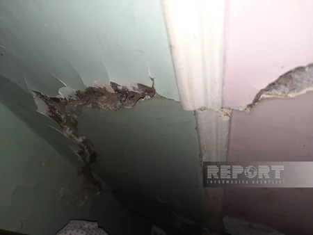 Kürdəmirdə baş vermiş zəlzələ nəticəsində bəzi evlərdə çatlar əmələ gəlib