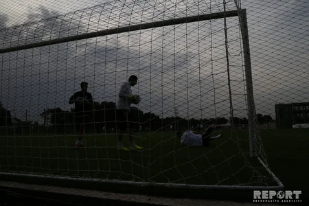 Neftçi Qarabağla final oyunuöncəsi son məşqini keçirib