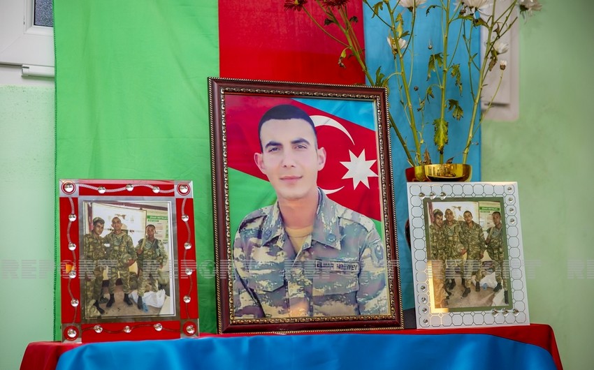 Daha bir şəhidin ailəsi sosial dəstəklə təmin olundu