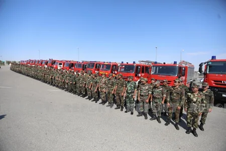 Azərbaycanın yanğın-xilasetmə qüvvələrinin növbəti qrupu Türkiyəyə yola düşüb