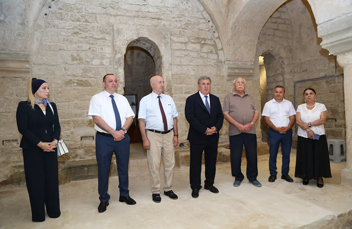 Bakıda Zərgərpalan hamamının konservasiya işlərindən sonra açılışı olub