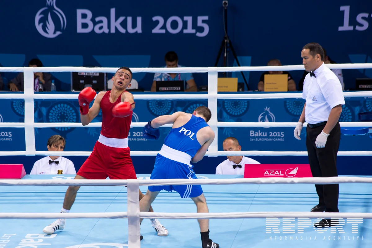Bakı 2015 I Avropa Oyunlarında kişilər arasında boks yarışlarına start verilib - FOTOREPORTAJ