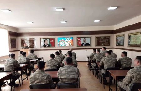Azerbaijani Army holds series of events on Independence Day