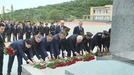 Şəkidə Heydər Əliyevin 100 illik yubileyi qeyd olunub