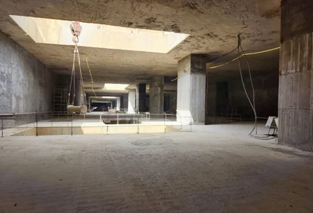 Bakı metrosunun inşa olunan stansiyasında növbəti mərhələ üzrə iş başlayıb