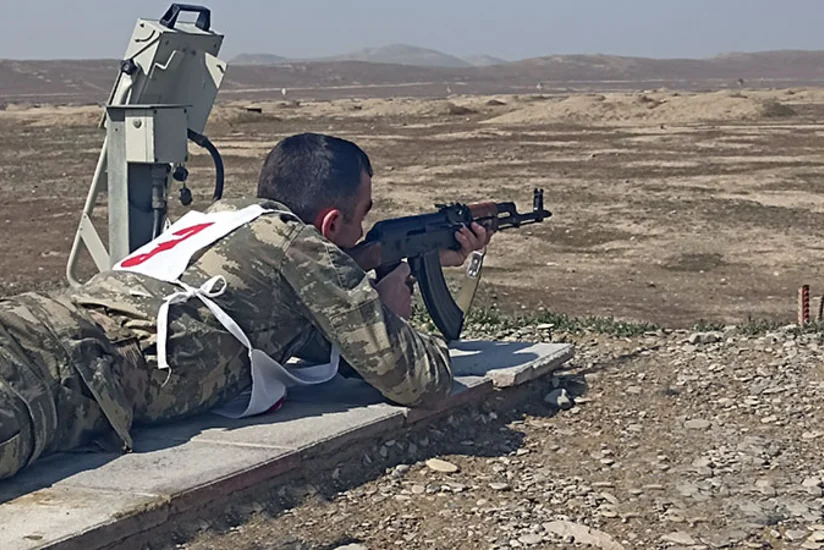 Azərbaycan Ordusunda hərbiləşdirilmiş kros birinciliyi keçirilib
