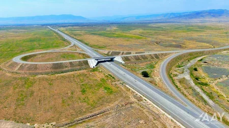 Bərdə-Ağdam avtomobil yolunun tikintisi işlərinin 88 %-i icra olunub