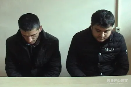 Bərdədə avtoyuma məntəsindən oğurluq edən dostlar tutulublar - FOTO