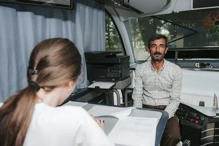 İmişlidə elektron kənd təsərrüfatı informasiya sisteminin tətbiqinə dair səyyar xidmət təşkil edilib