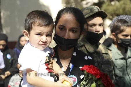 Abşeronda şəhid tankçıların xatirəsi əbədiləşdirilib