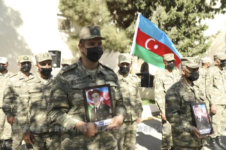 Abşeronda şəhid tankçıların xatirəsi əbədiləşdirilib