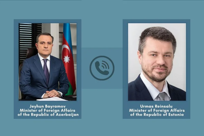 Ceyhun Bayramov eston həmkarına Ermənistanın atəşkəsi pozması barədə məlumat verib