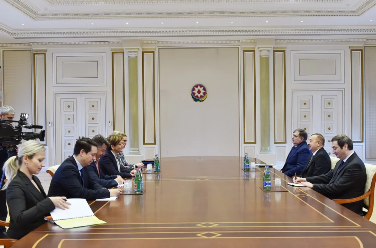 Президент Азербайджана принял заместителя премьер-министра Хорватии