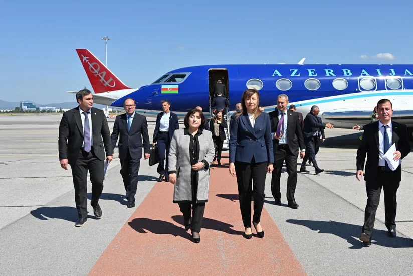 Azerbaijani parliament speaker Sahiba Gafarova on official visit to Bulgaria