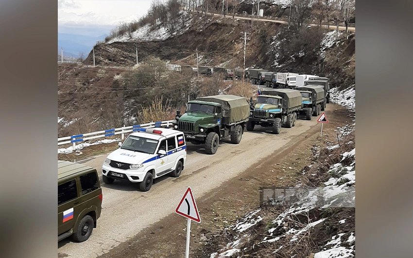 Xankəndi-Laçın yolunda sülhməramlıların avtomobilləri maneəsiz keçib - YENİLƏNİB-3 
