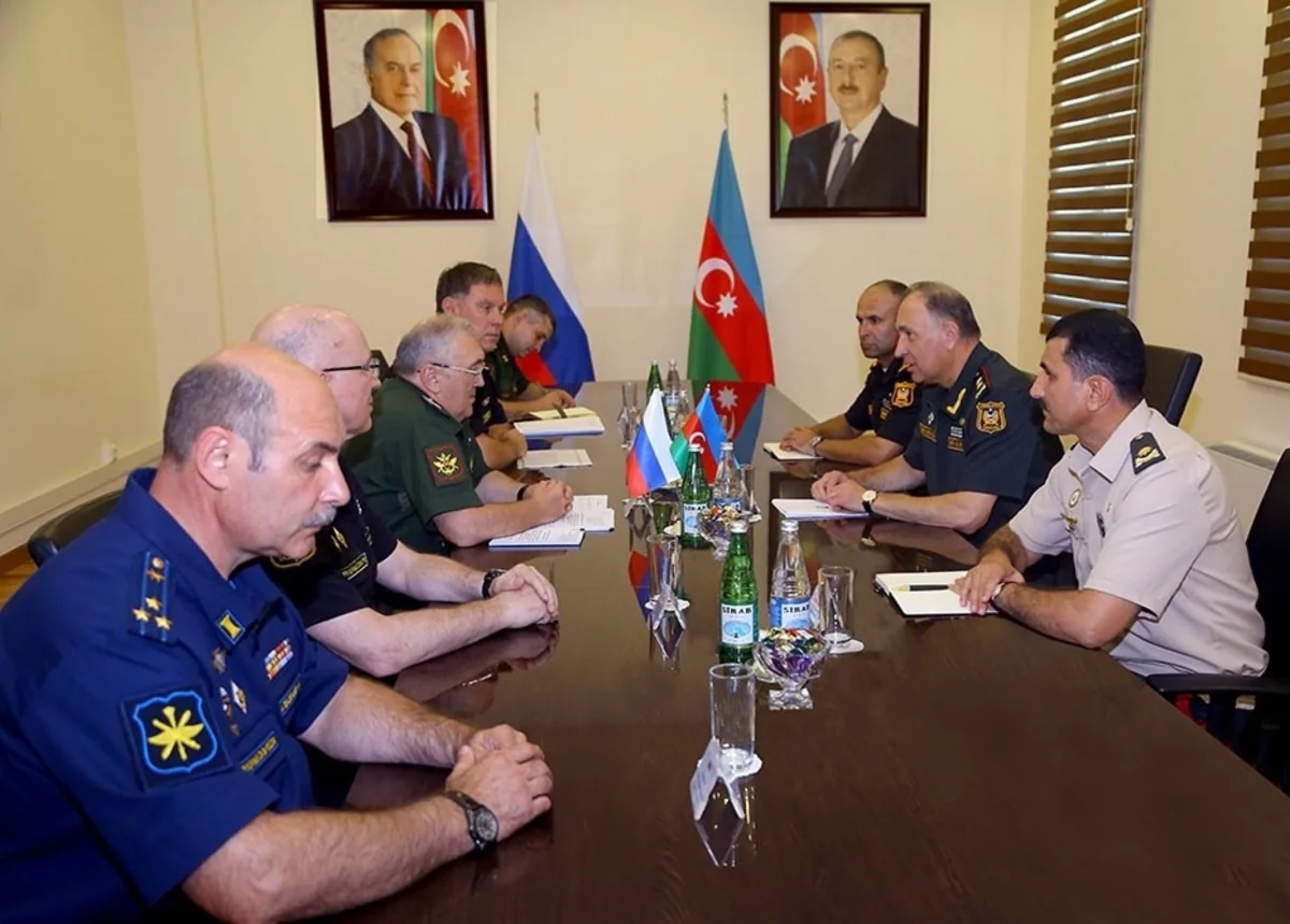 Rusiya Müdafiə Nazirliyinin nümayəndə heyəti Azərbaycanda işgüzar səfərdədir