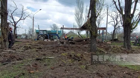 Street where Report employee lives in Ukraine hit by rocket fire
