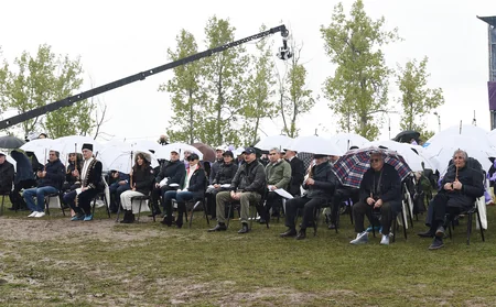 İlham Əliyev və Mehriban Əliyeva Şuşada Beynəlxalq Folklor Festivalının açılışında iştirak ediblər - YENİLƏNİB